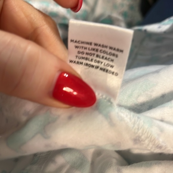 Roller Rabbit x Tommy’s Folly Pajamas Pigs Size Small Two-Piece Green & White - Picture 12 of 12